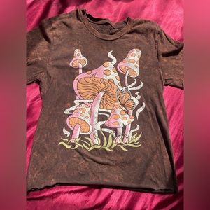 Obsessive love brown mushroom tee shirt xsmall